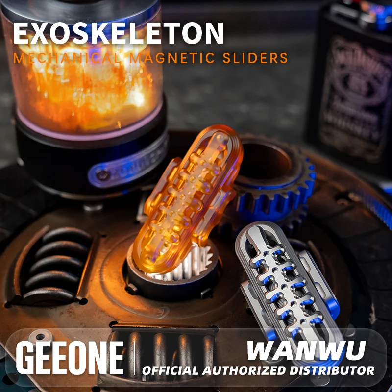 「正規品」WANWU EXOSKELETON SS+G10製　フィジェットトイ WANWU, EXOSKELETON, Fidget Slider