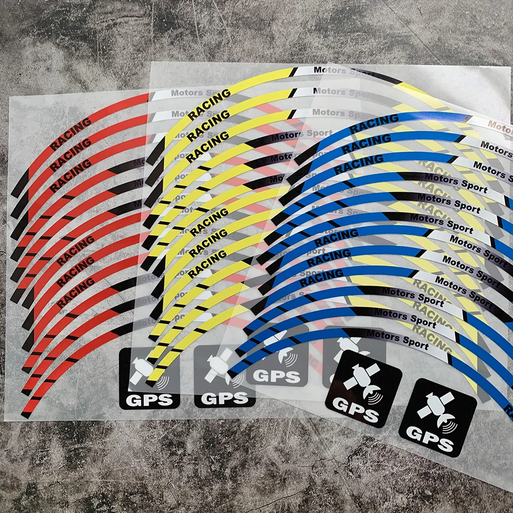 

Reflective Wheel Sticker for KYMCO Rowing S250/S350 Wheel Decals Sticker (front Wheel 14" Inches, Rear Wheel 13 Inches")
