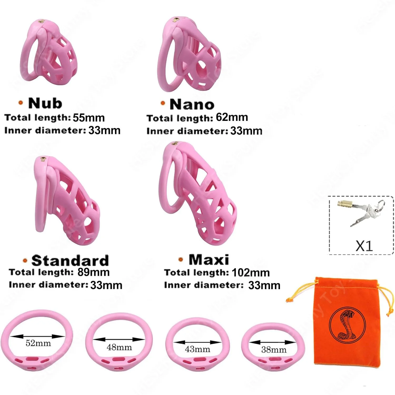 HESEKS New Cobra Chastity Cage Male Chastity Device Resin 3D Invisible Lock Cock Cage Penis Ring for Sissy Beginner BDSM Sex Toy penis chastity cage chastity lock sex toy chastity cage accessory penis cock ring male female sex toy