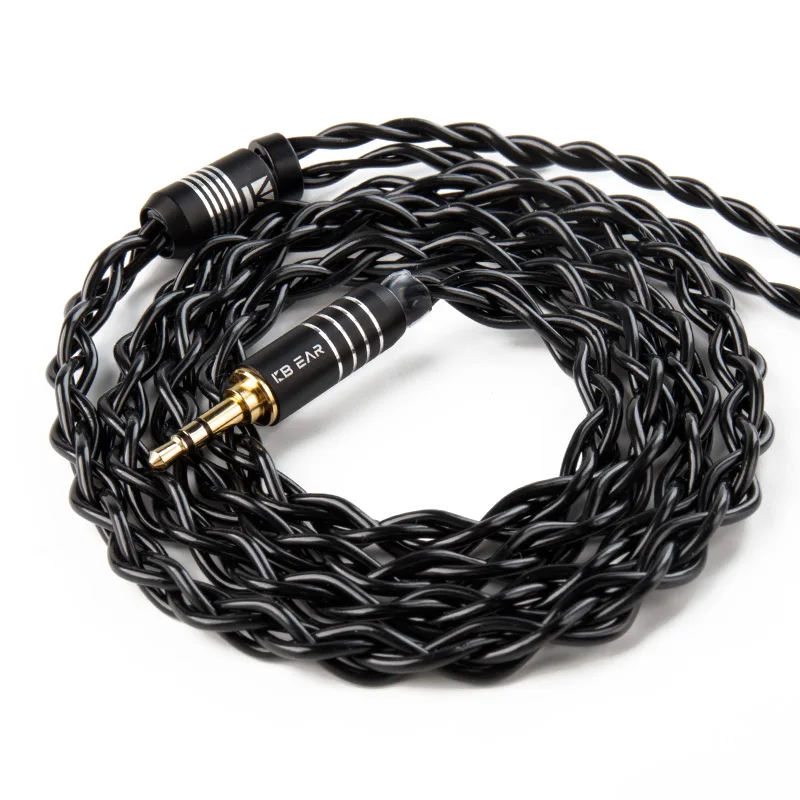 

KBEAR Black Blade 4 Core Furukawa C2200 обновленный кабель из латунного сплава для наушников 2,5/3,5/4,4 мм с 2-контактным/MMCX разъемом для BLON03 KS2