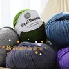 500g Worsted Middle Thick Merino Wool Yarn Thread，Handmade DIY Woven Scarf Soft  Wool ，DIY Scarf Shawl Sweater Crochet Thread 3