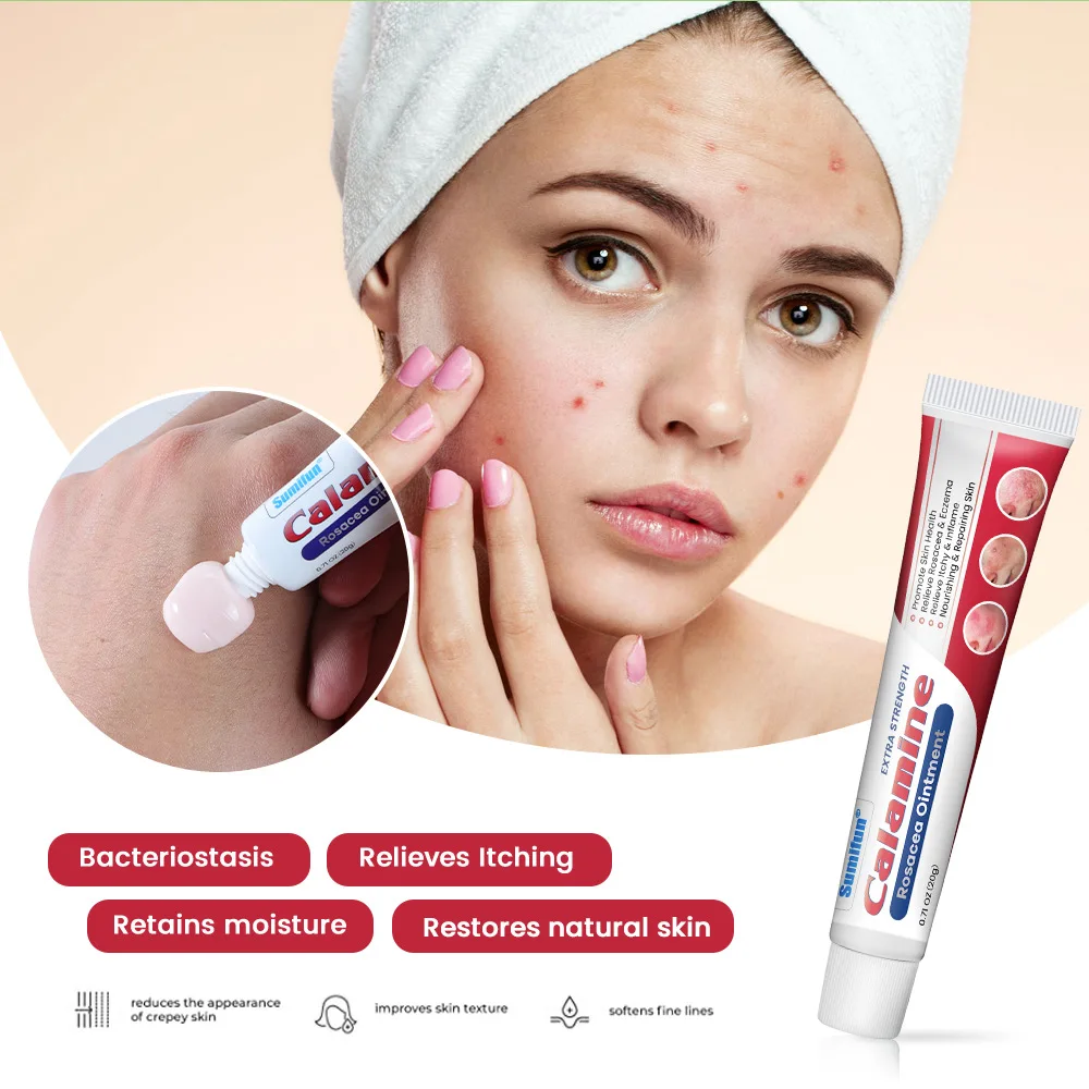 Skin Care , facial, skin care,Sumifun， Adolescence， Antibacterial Cream, Acne Cream 20g