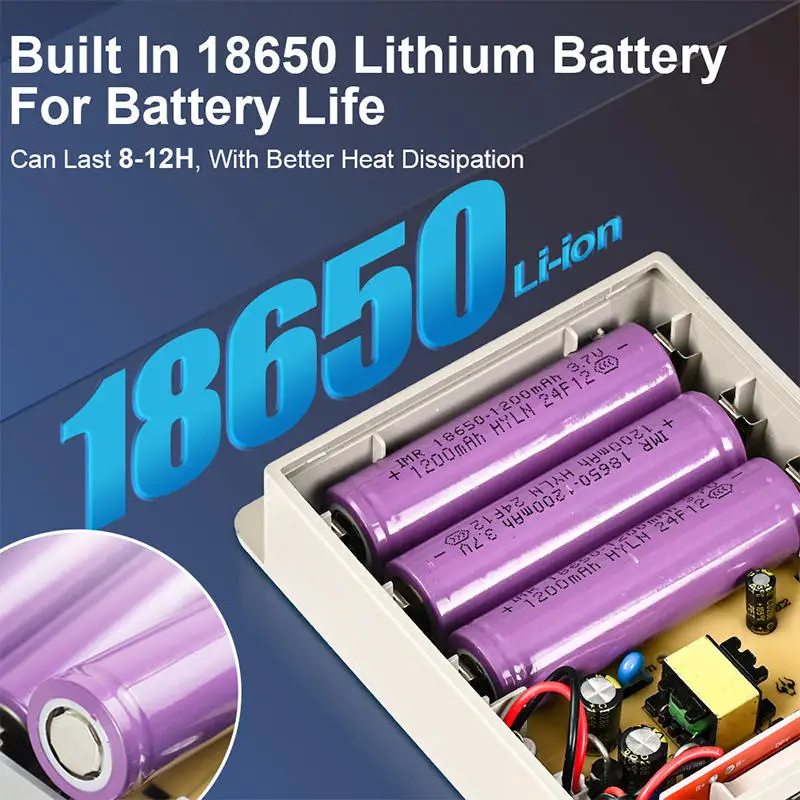 Outdoor Dual 12V 2A Output UPS Monitoring Power Outage Endurance Power Supply 5400 MAh Built-in Battery CCTV 24H Working System 5