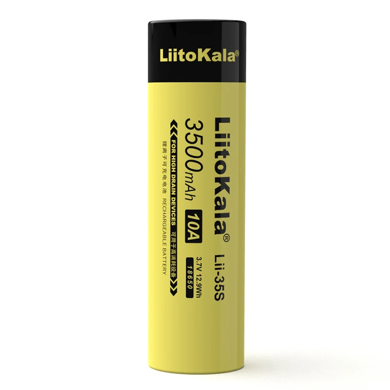 

4PCS LiitoKala Lii-35S 18650 3.7V 3500mAh Rechargeable Lithium Battery for LED Flashlight
