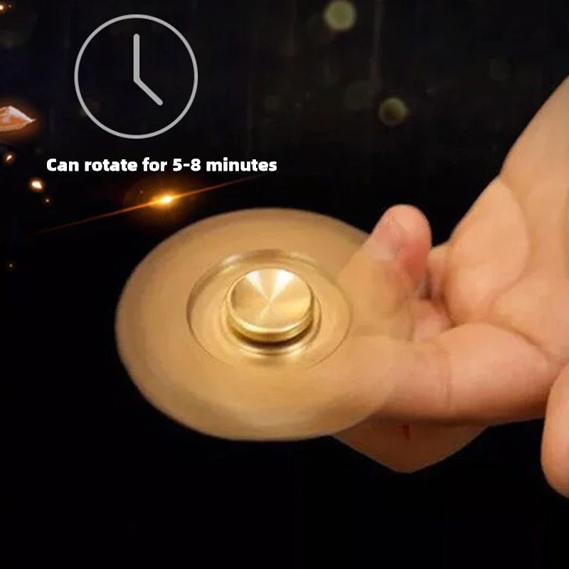 Fingertip Gyroscope Toy Fidget Toy Sensory Fidget Toy Anti Stress Toy Finger Sensory Toy Detachable Metal Gyro
