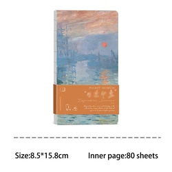 Pocket Museum Series: Retro Famous Paintings Notebook with Blank Interior (4)