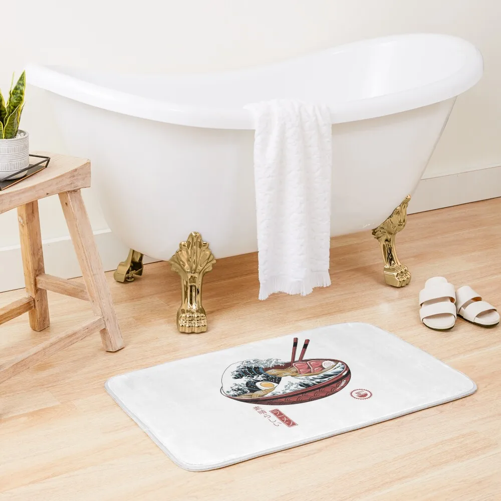 

Great Ramen Wave White Bath Mat Carpet Carpet Carpet Doormat For Entrance Door