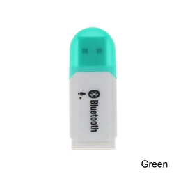 Universal Bluetooth 5.0 USB Adapter for Wireless Audio and Hands - Free Car Kit (Green)