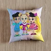 Kids Diana And Roma Show Soft Pillow Case Red Cloud Action Figures Square Pillow Covers Cushion Sofa Decor Cover Toys Gift 5