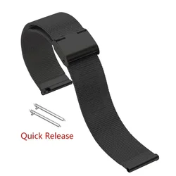 Cinturino in Metallo Elegante da 22mm - Bracciale Premium per Orologi