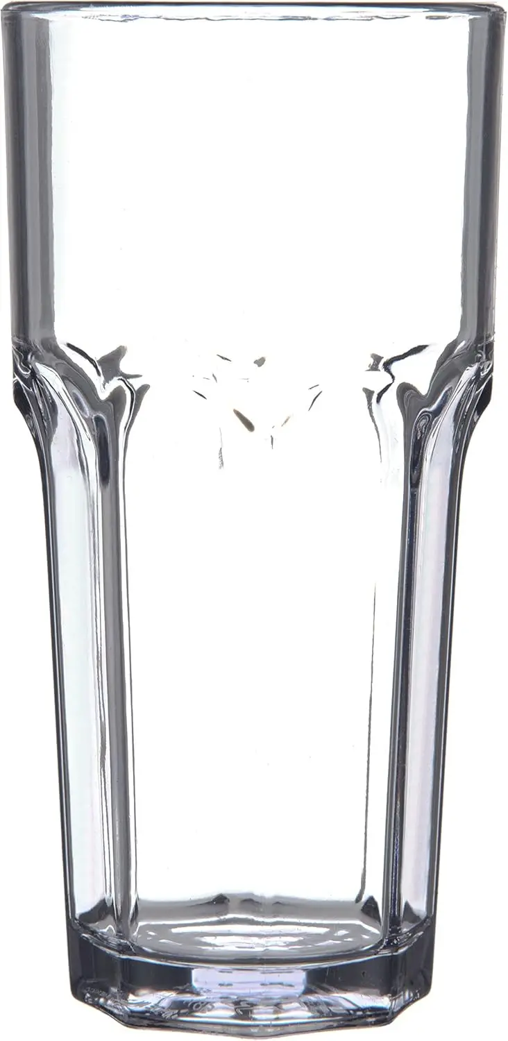 Tall Tumbler for Restaurants, Catering, Kitchens, Plastic, 14 Ounces, Clear