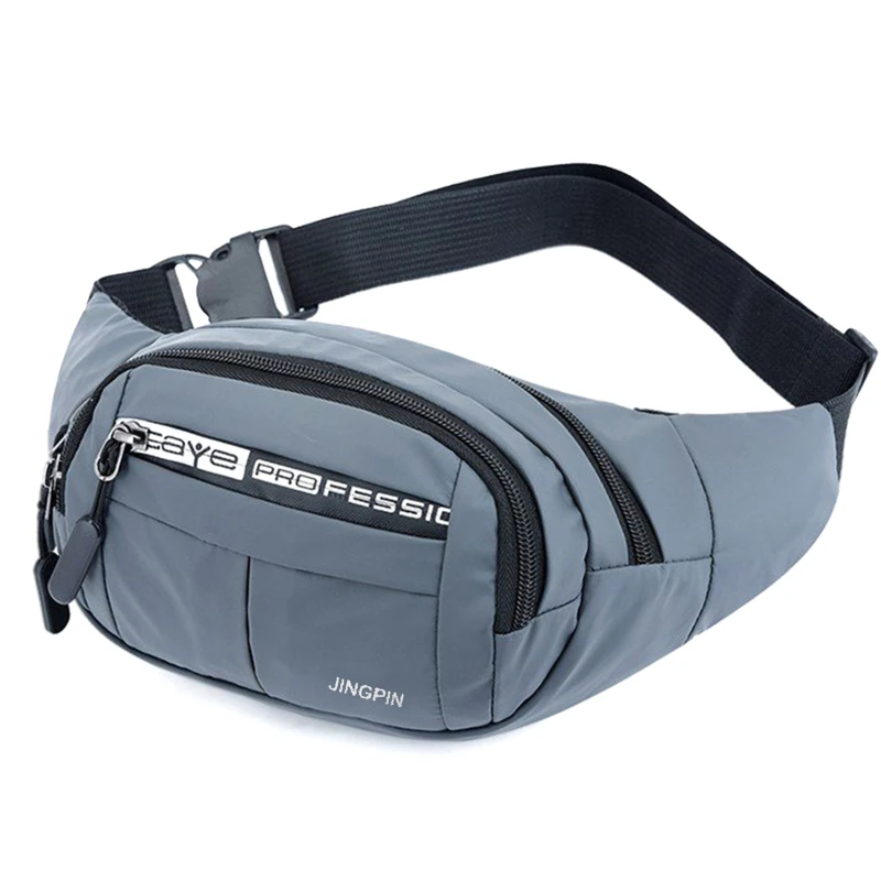 

Sports Running Waist Bag 2023 Men Chest Bag Mobile Phone Bag Oxford Cloth Waterproof Bag Zipper Durable Belt