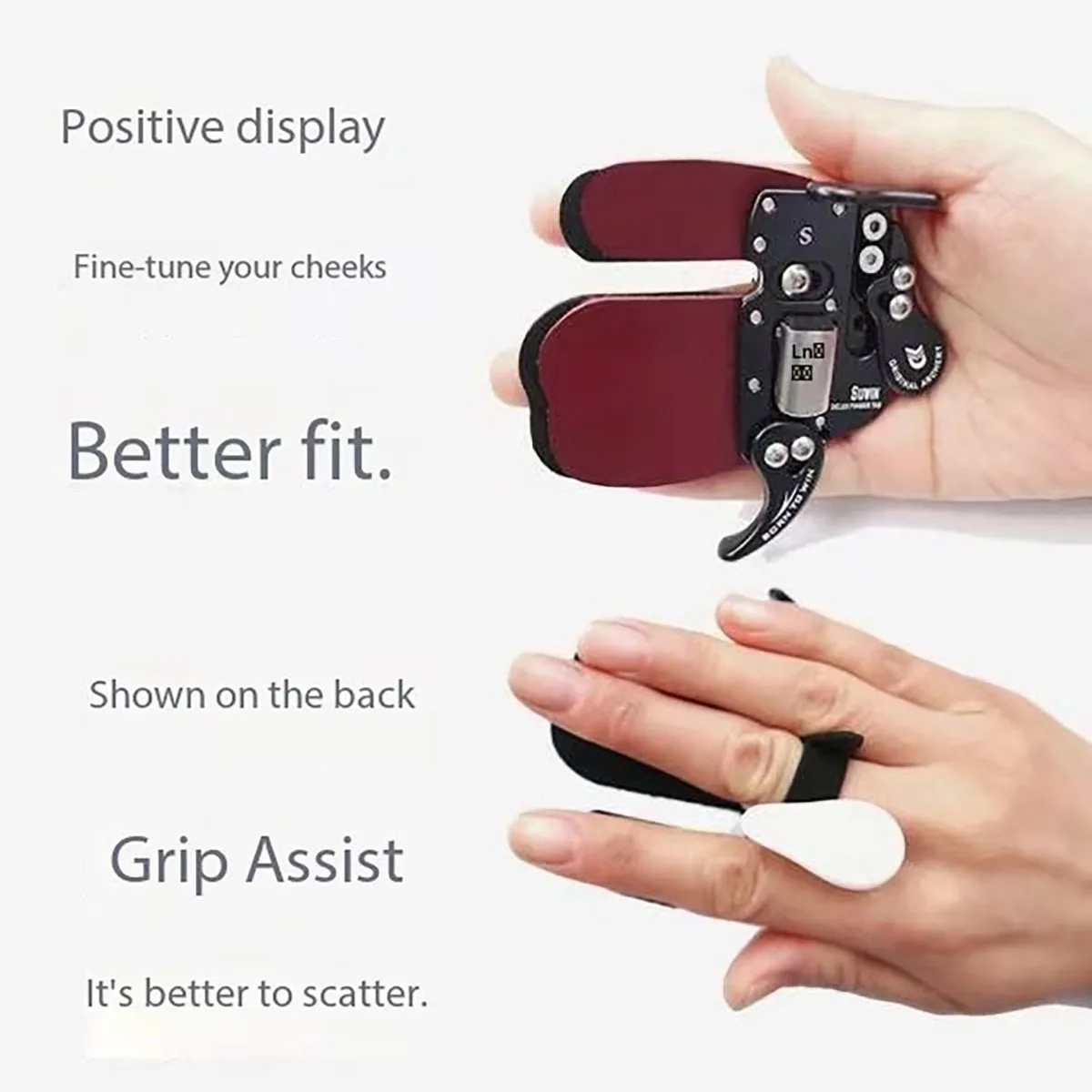 New Finger Tab Guard Genuine Leather Archery Finger Protection For Left/Right Hand Outdoor Shooting Accessories