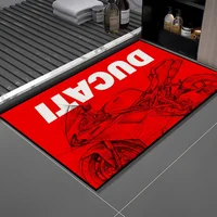 Motor Logo D-Ducati-S Cool Red By Mat For Bedroom Decoration Kitchen Bath Carpet House Super Absorbent Rug Foot Non-slip ^ 6 $ y 2