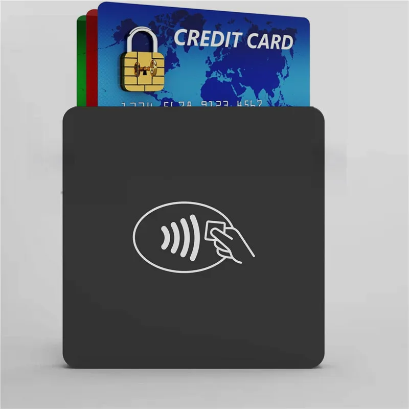 

Smart Square Credit Card Reader Contactless NFC Payment VISA MasterCard EMV American Express IOS ANDROID WINDOWS Certificates