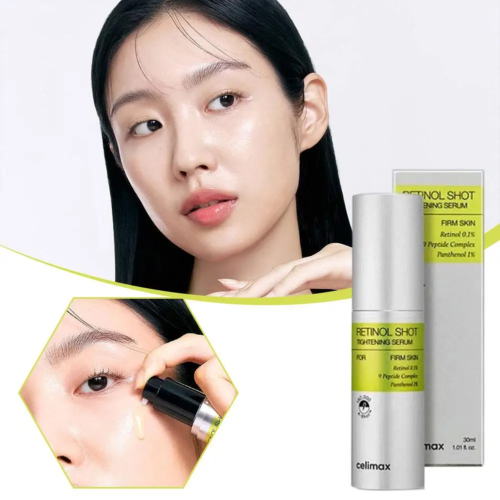 Celimax Siero Contorno Occhi al Retinolo Idratante Illuminante per Tutti i Tipi di Pelle Set Cura Viso Delicata e Nutriente Anti-Età - immagine 5
