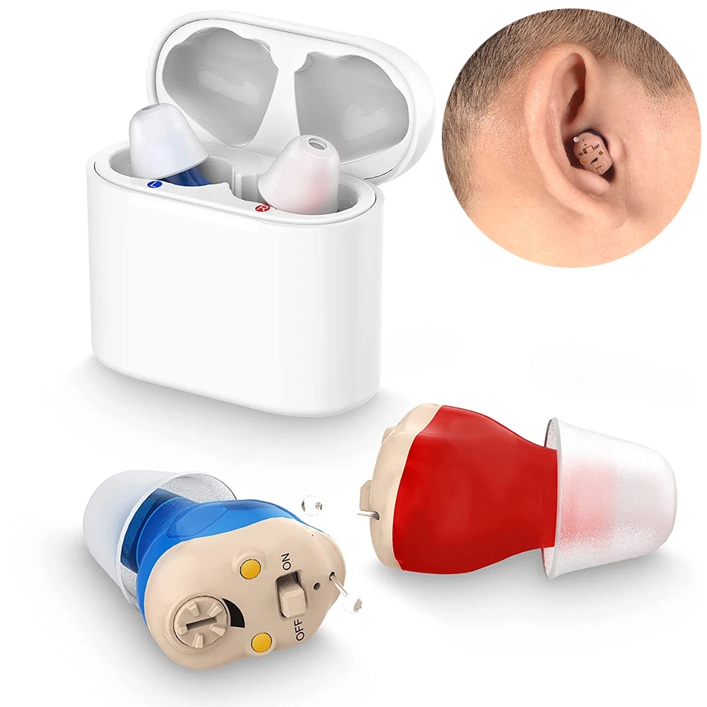Hearing Aid Hearing Aids Rechargeable Box In Ear Deaf Help Sound Amplifier New Design