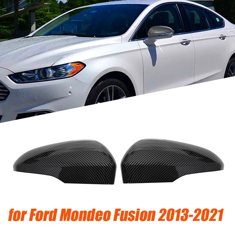 

1 пара, зеркальные крышки из углеродного волокна для Ford Mondeo Fusion 2013-2021