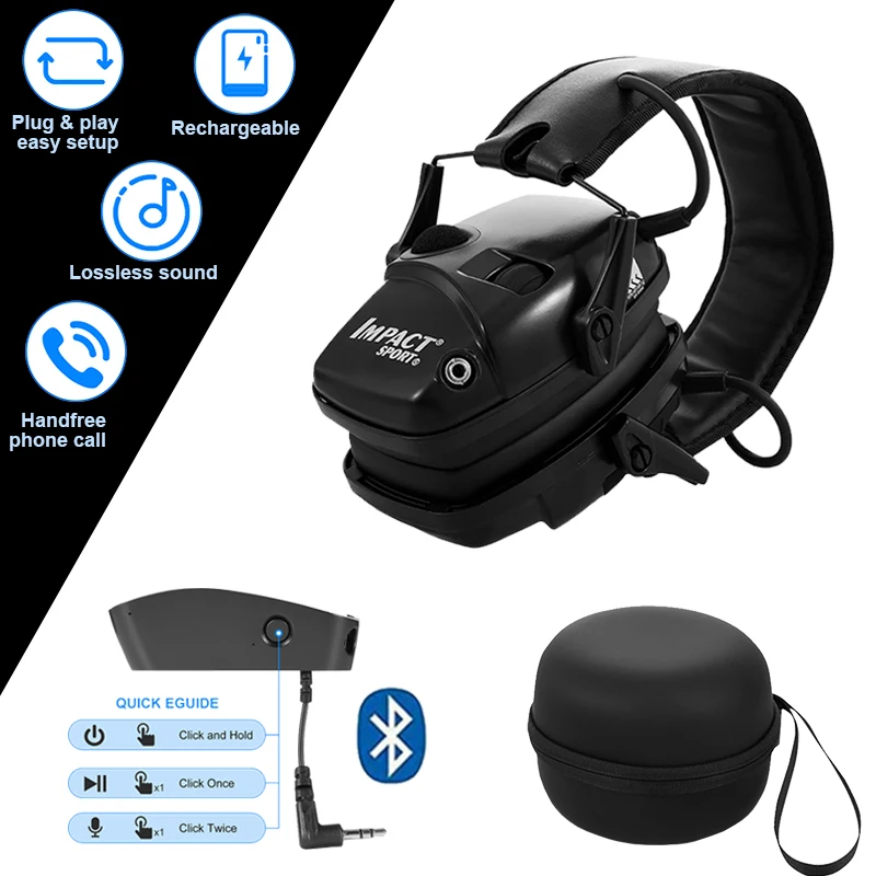 Tactical Electronic Shooting Earmuff Antinoise Headphone Sound