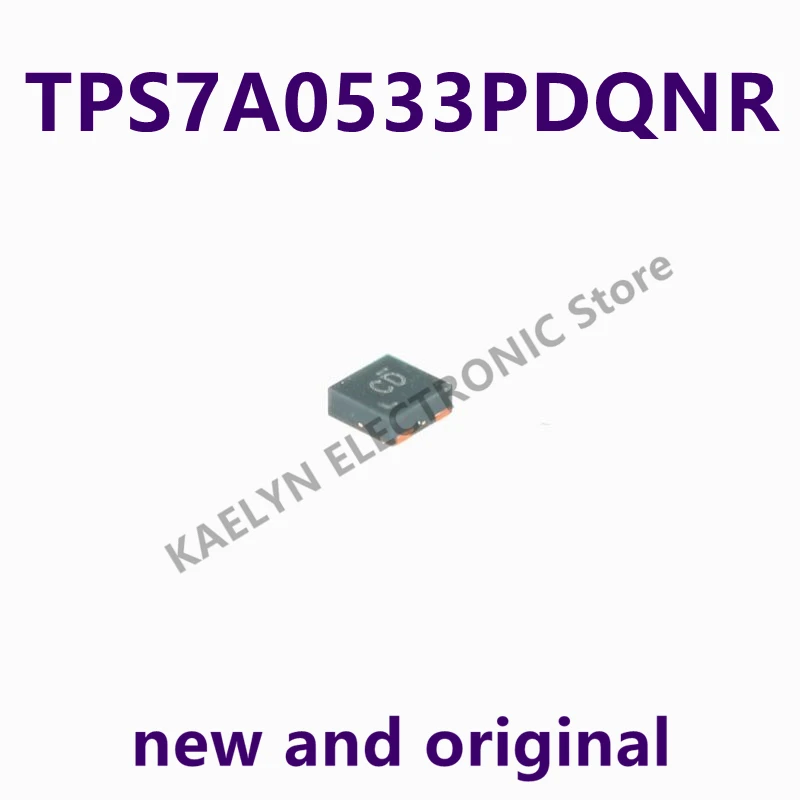 

10pcs/lot New and Original TPS7A0533PDQNR TPS7A0533 Linear Voltage Regulator IC Positive Fixed 1 Output 200mA 4-X2SON (1x1)
