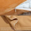 Ntbay Easy Care Warm Fuzzy Velvet Body Pillowcase, Ultra Soft and Cozy Body Pillow Cover with Zipper Closure 3