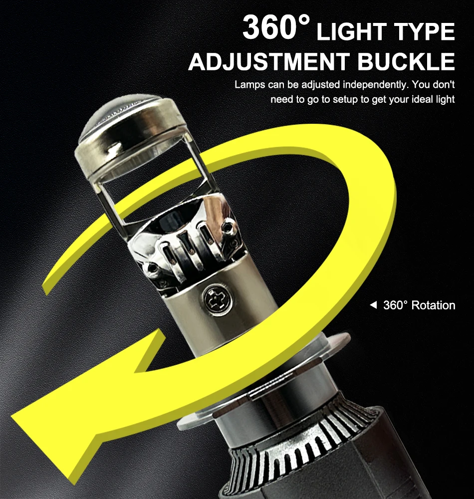 HB3 H8 LED Bulbs For Toyota 4Runner 2006-2021 - 6500K White High Low Beam Headlights, 4 Pack