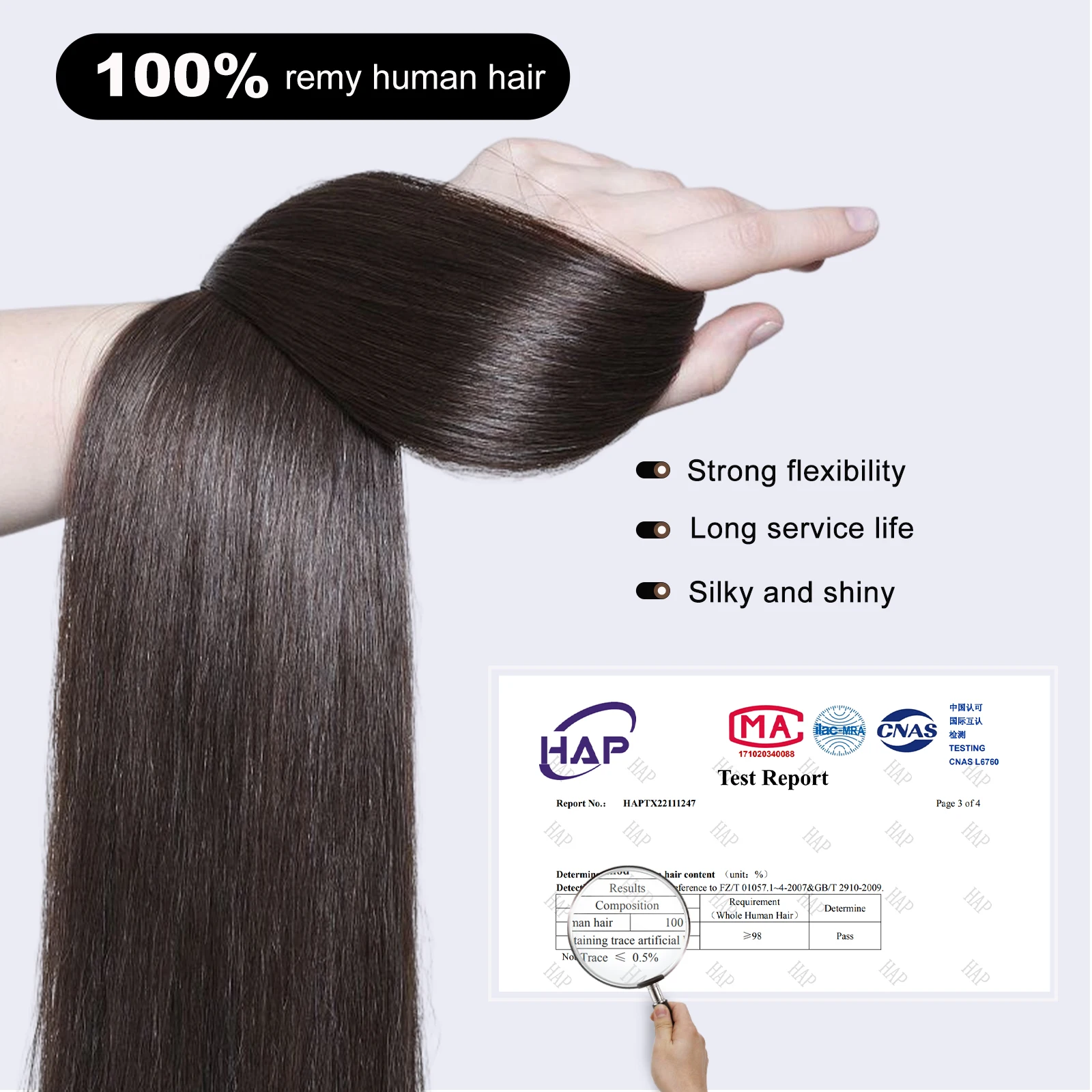 100% Black Remy Human Hair Toppers in Silk Base Short Straight Black 14 Inch Topper Wigs With Bangs in Hair Extensions for Women