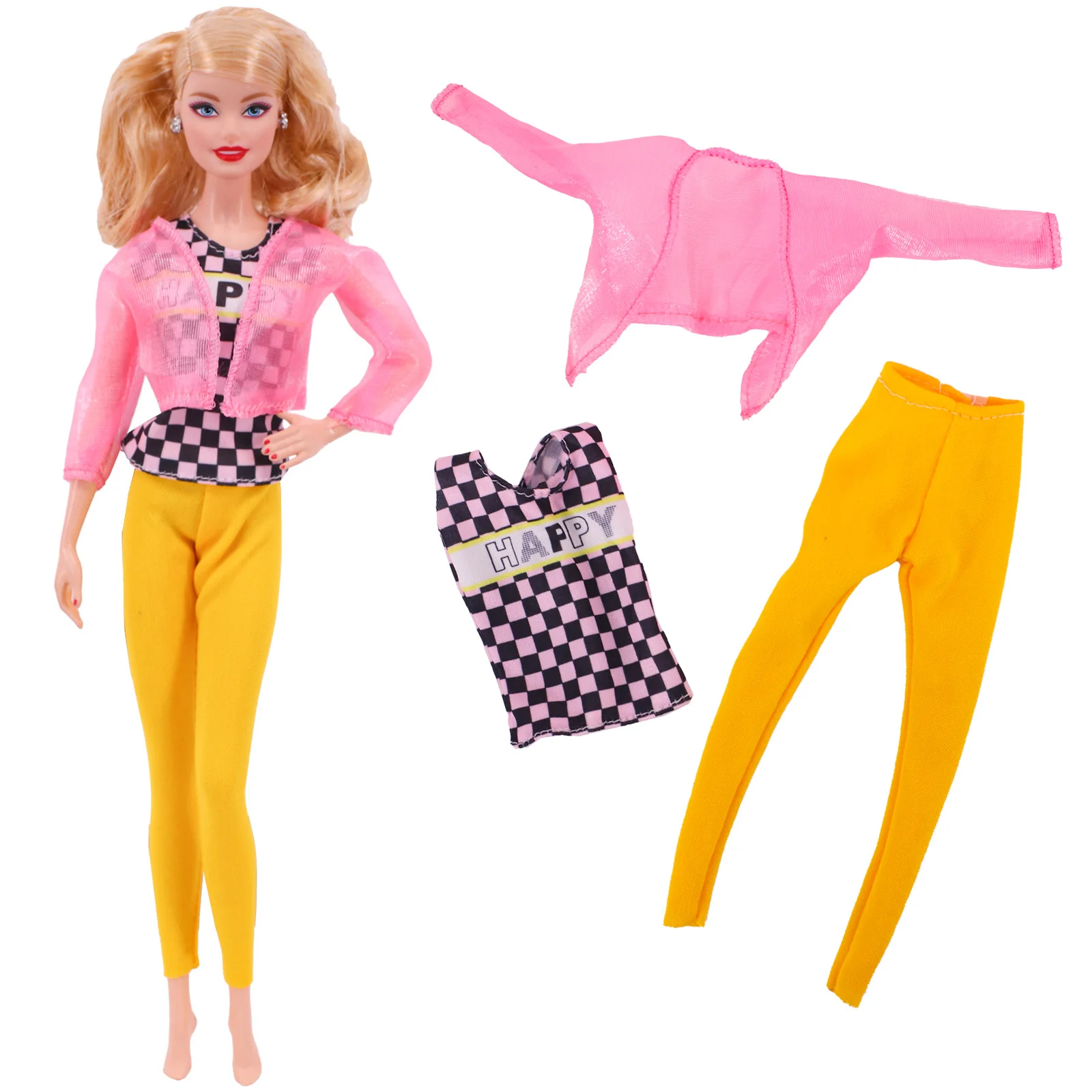 Pop Doll Clothes Stylish Pink Series Slim Evening Dresses Fit Cocktail Daily doll accessories doll clothes doll clothes accessories plush doll accessories barbie doll clothes For 11.5Inch Barbis&BJD Doll Clothing Accessories