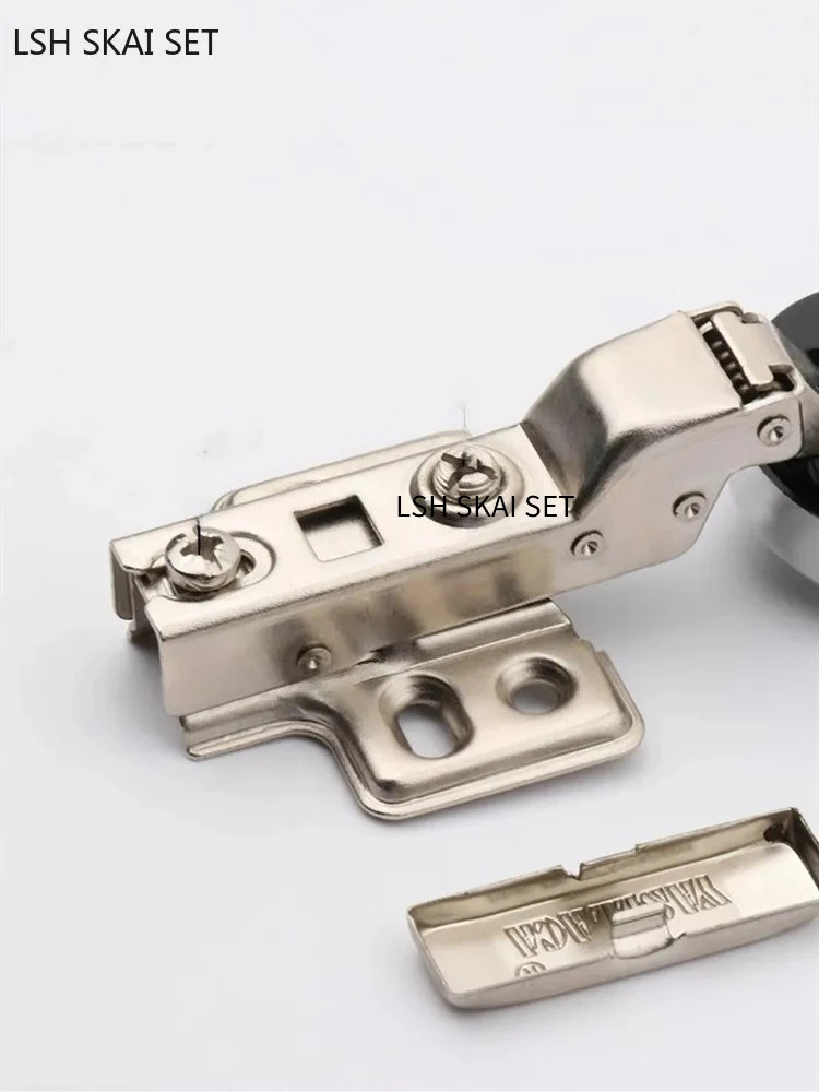 Door Hinges 2pcs Glass Door Hydraulic Soft Closing Concealed Hinge Furniture Hardware Damper Hinge Screw