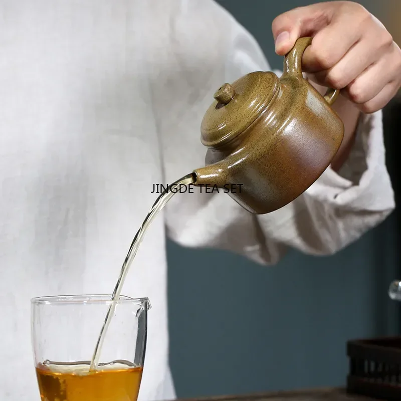 230ml Yixing Yixing Zisha teapot traditional handmade beauty teapot Chinese Kung Fu tea set, tea set