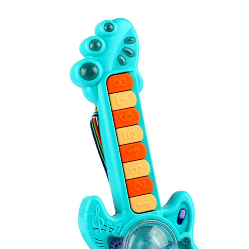 New-Musical Guitar For Toddlers, Musical Guitar With Flashing Lights And Sounds, Violin Played By Babies And Toddlers