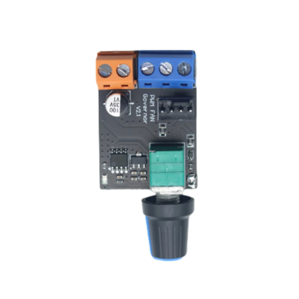 Server Fan 3Wire 4Wire Motor Stepless Governor PWM Motor Speed Controller DC 12V Speed Control Switch Drive Module