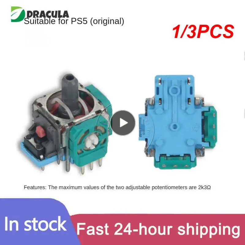 1/3 Pz Per Ps 3 4 5 3Pin Joystick Modulo 3D Thumbstick Maniglia Per Ps5 4 Dualshock Controller