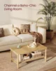 2Tier Coffee Table for Living Room Living Room Table Rectangular Center Table 5