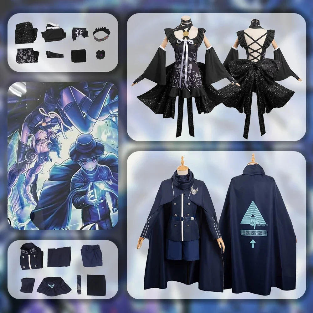 

Game Master Detective Rain Code Cos Yoma Cosplay Costume Outfits Fantasy Sets Accessories For Adult Roleplay Carnival Suits
