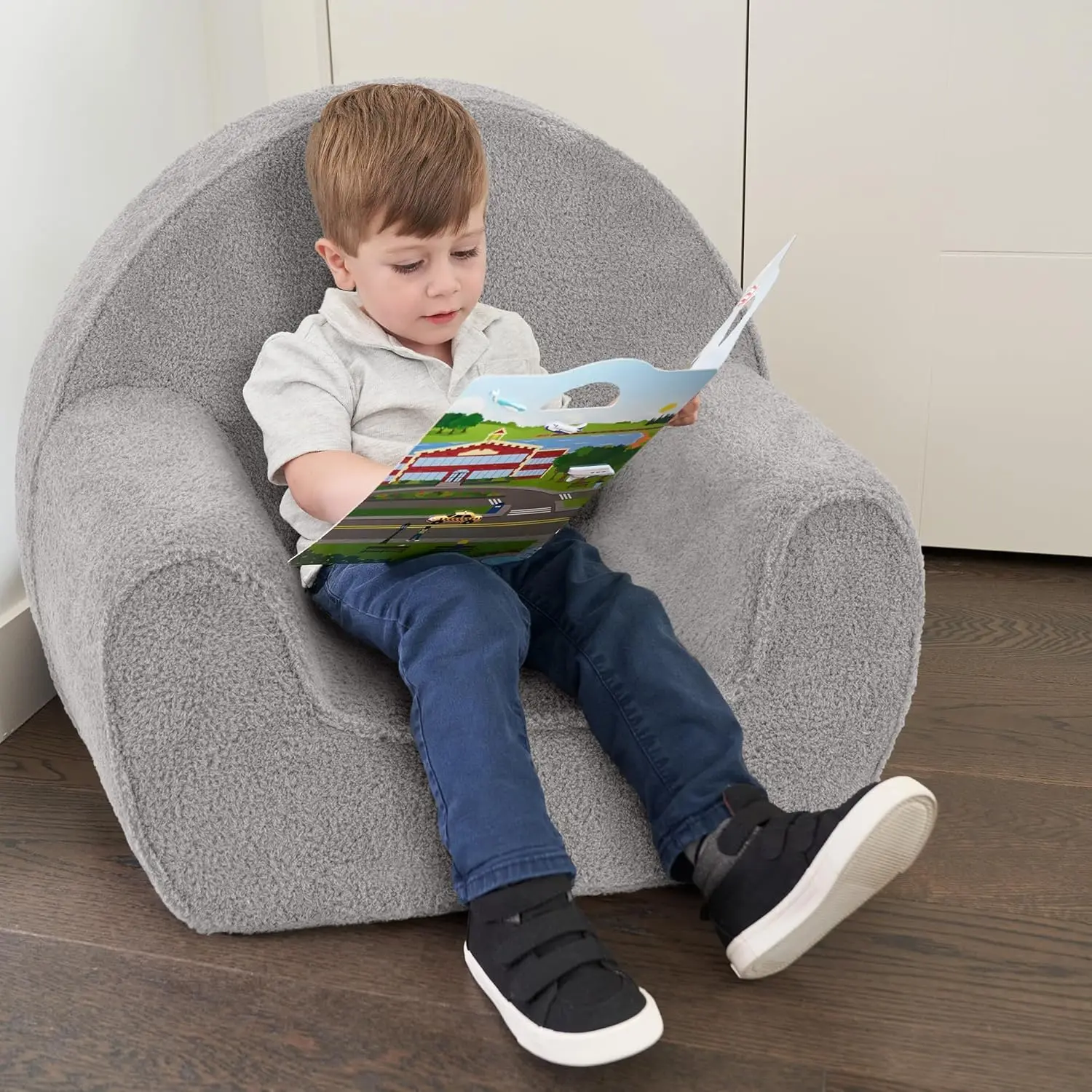 Kids Chair for Toddler - Portable Super Soft Chair for Gaming and Studying - Fits Nicely with Any Modern Decor 6