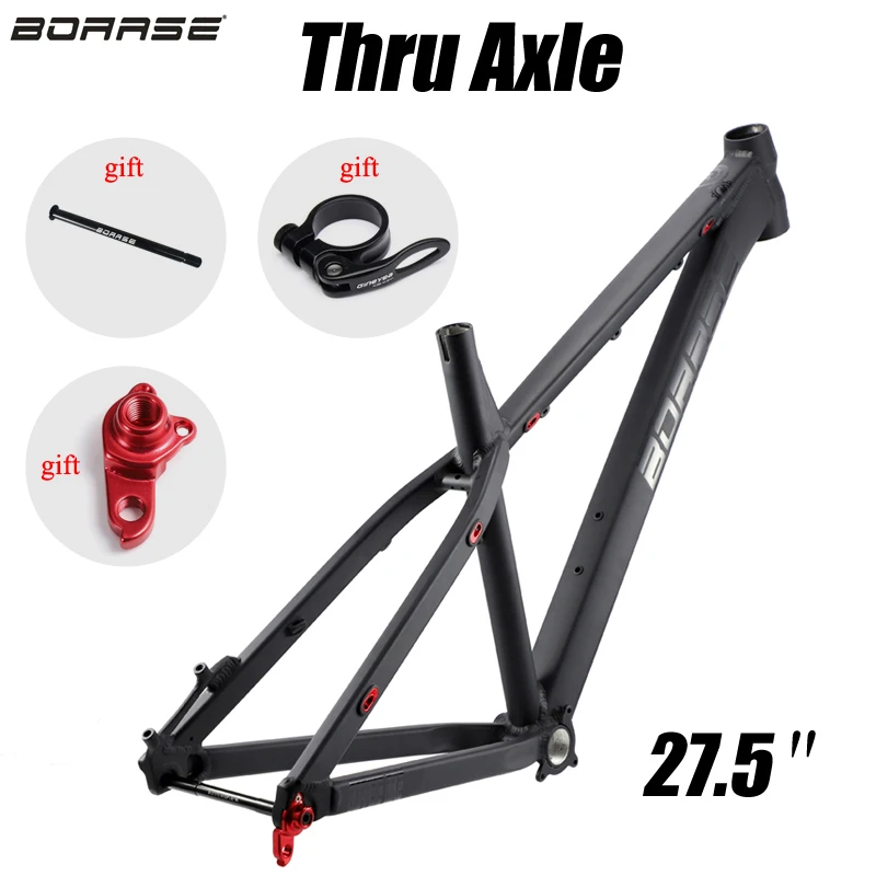 BOARSE MTB Frame Thru Axle AM MTB Mountain Bike Frame 27.5 Inch