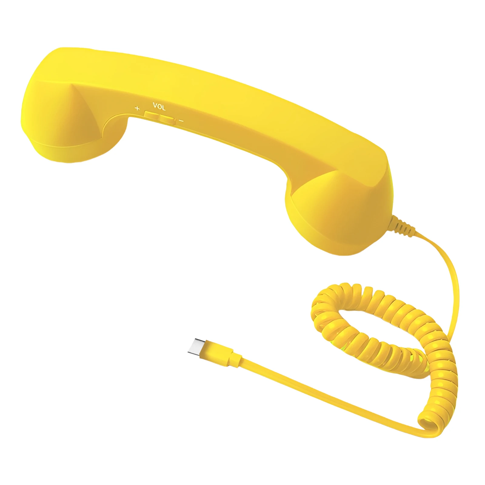 Classic Wired Phone Handset with Type-C Connector for Video Conferences and Calls