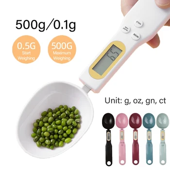 500g/0.1g Misurino del Peso Portatile LCD Digitale Bilancia Da Cucina Elettronica Per Alimenti Misurino Bilancia Strumento Da Cucina per Alimenti 1