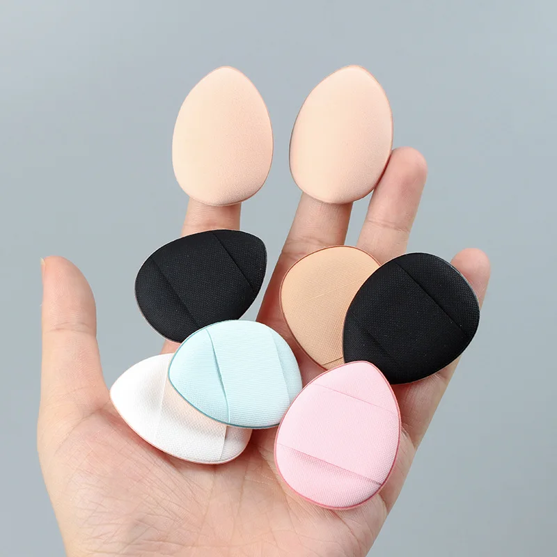3/10pcs Mini Size Professional Cosmetic Cushion Puff Concealer Foundation Detail Puff Finger Puff Set Makeup Sponge Beauty Tool 3