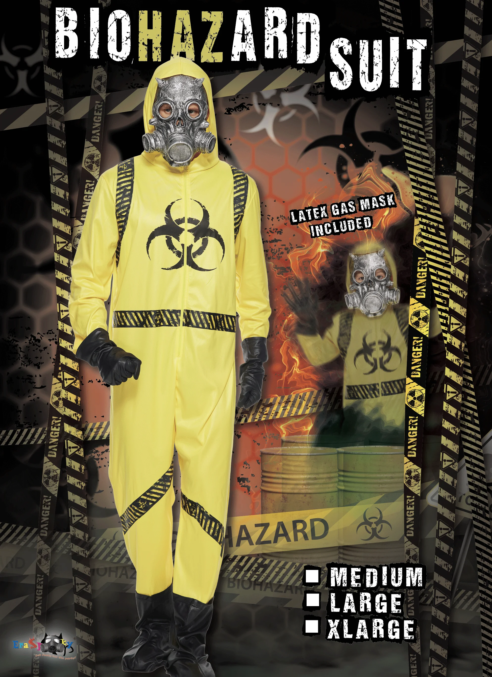 Eraspooky Biohazard Uniform With Gas Mask ҷ ǻ ο   Ʈ ĵ Ƽ   ̽ NPC ǰ
