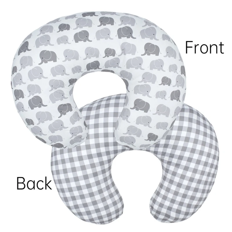 Maternity Pillow Case Baby Nursing Pillowcase Elastic U-shaped Detachable Breastfeeding