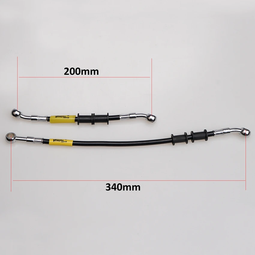 MODADA Vorderradbremsschlauch Yamaha - Geflochten 800mm Mit Banjo 10mm