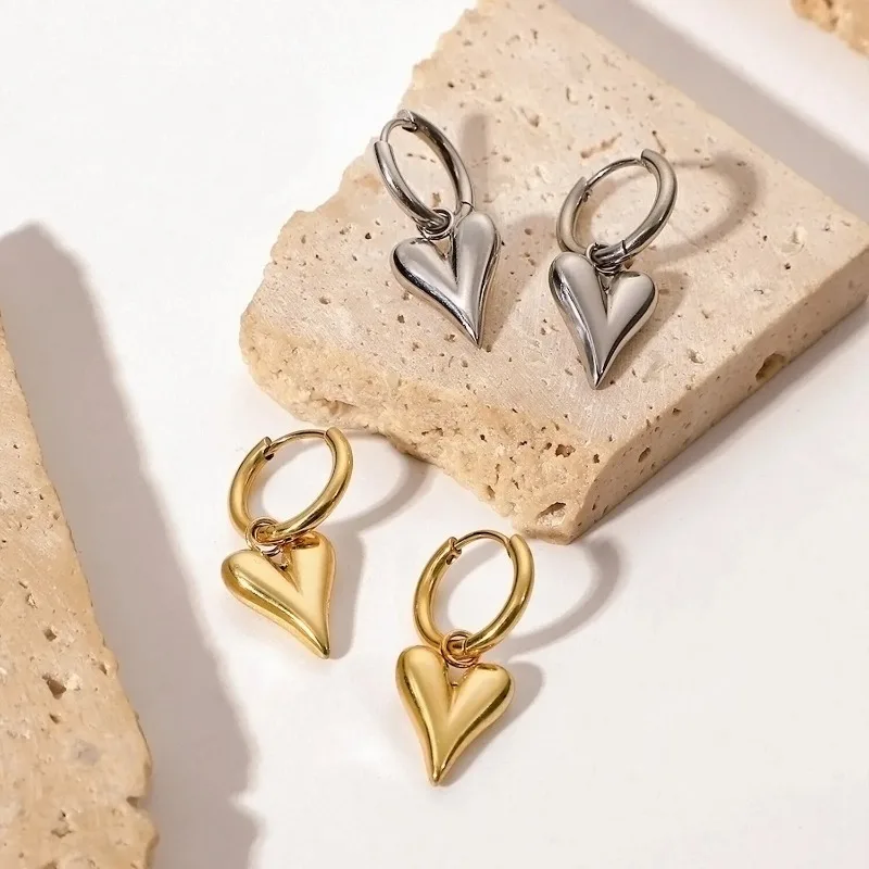 Aomogo Orecchini in acciaio inossidabile vintage a forma di sole, di lunga sezione, eleganti, per uso quotidiano, pendenti come regalo di gioielli per le donne | SHEIN ALIA