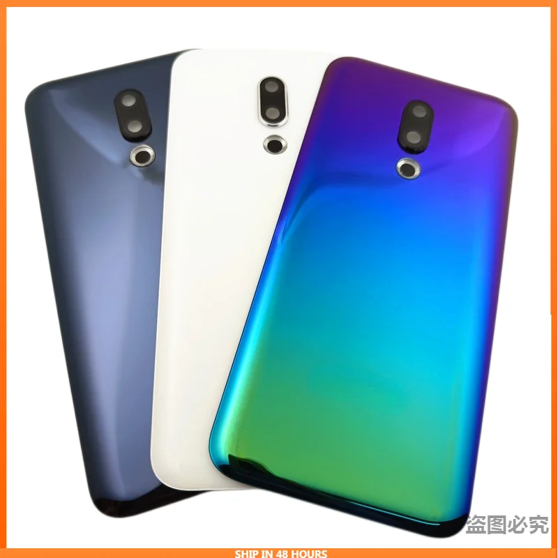 

Стеклянная задняя крышка батарейного отсека для Meizu 16 16th M882Q 3D, запасные части для Meizu 16 Plus