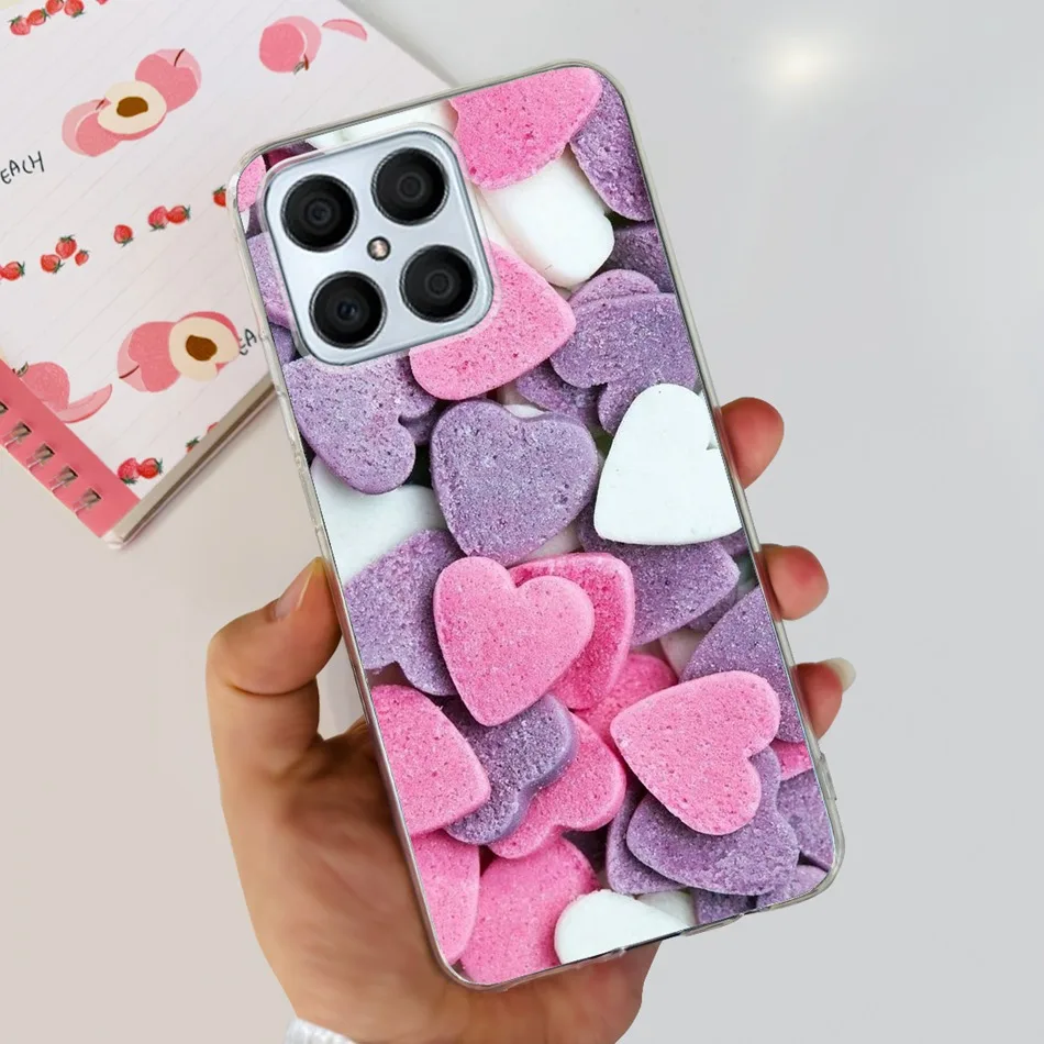 Floral Butterfly Pattern Soft Silicone TPU Back Cover Case