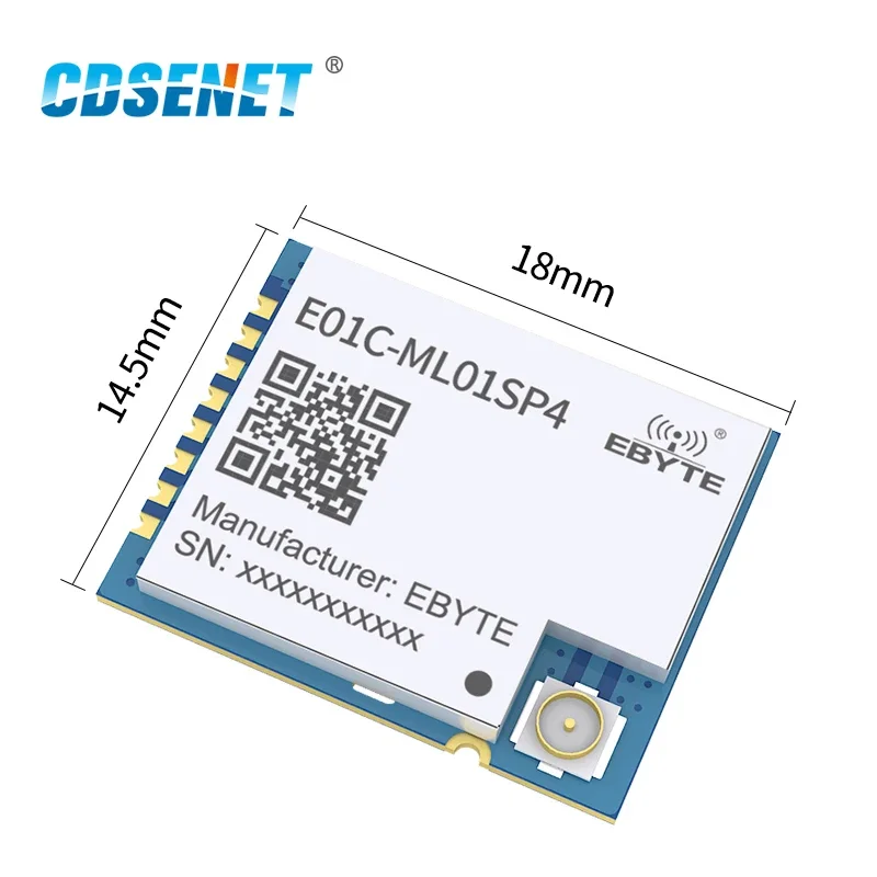 SI24R1 2.4GHz PA LNA Wireless rf Module Power Amplifier CDSENET E01C-ML01SP4 SPI SMD Transmitter Receiver for Arduino nRF24L01