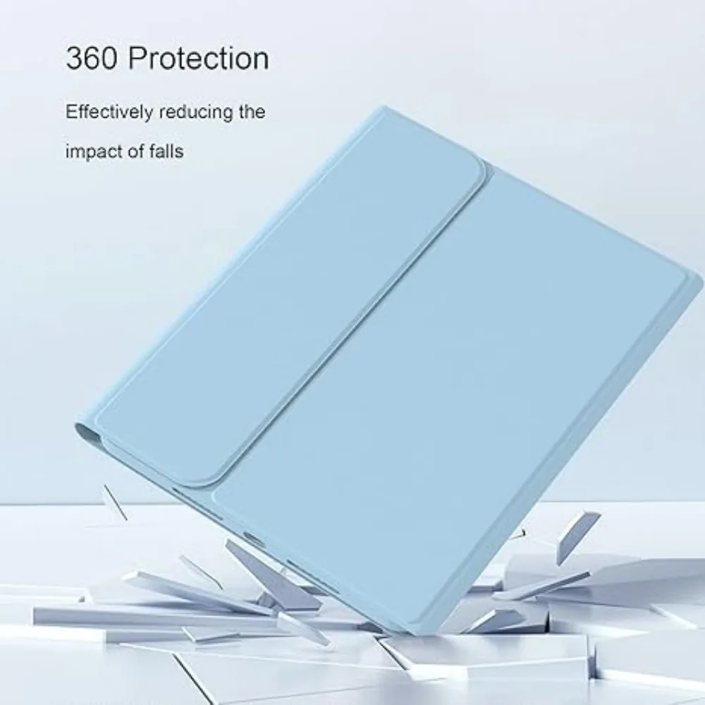 Wireless Bluetooth Keyboard Case with Removable Keyboard
