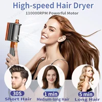 Styler à air chaud professionnel 6 en 1, ions négatifs, ensemble de coiffure multi-usages pour des boucles automatiques, outils de coiffage, meilleur cadeau pour les femmes 2
