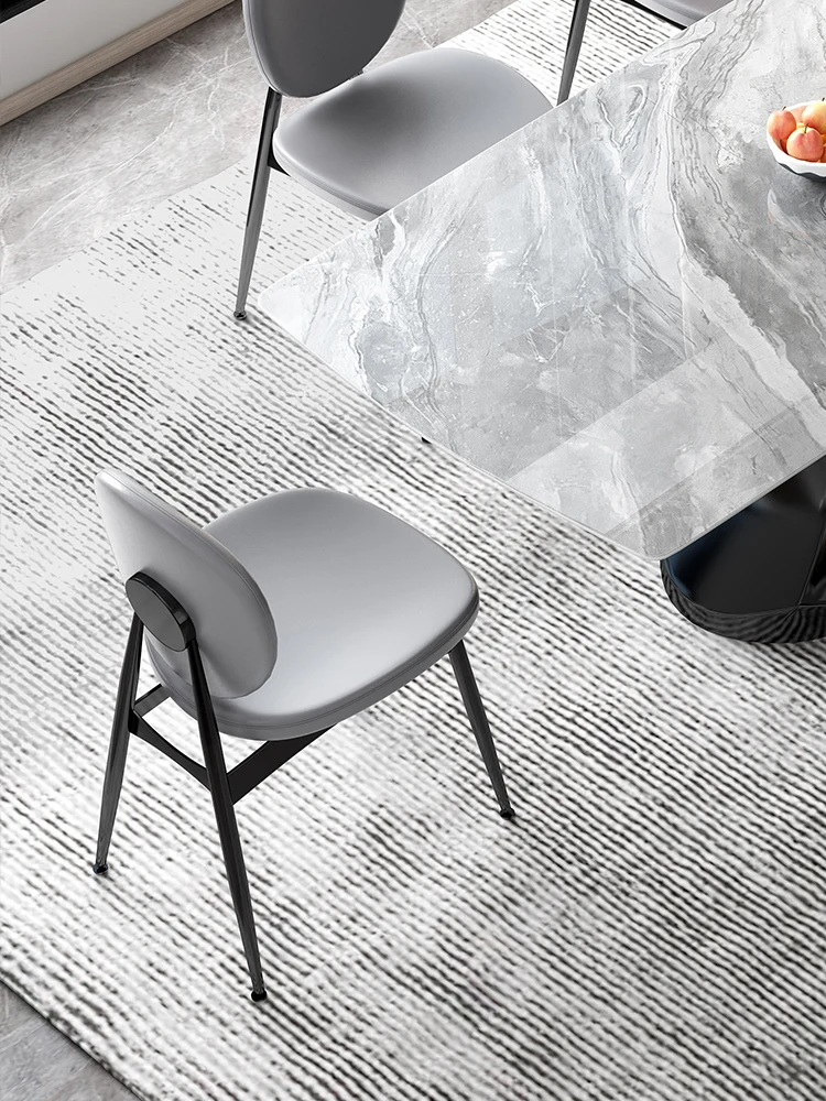 

Nordic luxury dining chair home European online celebrity ins cosmetic chair modern dresser backrest study chair